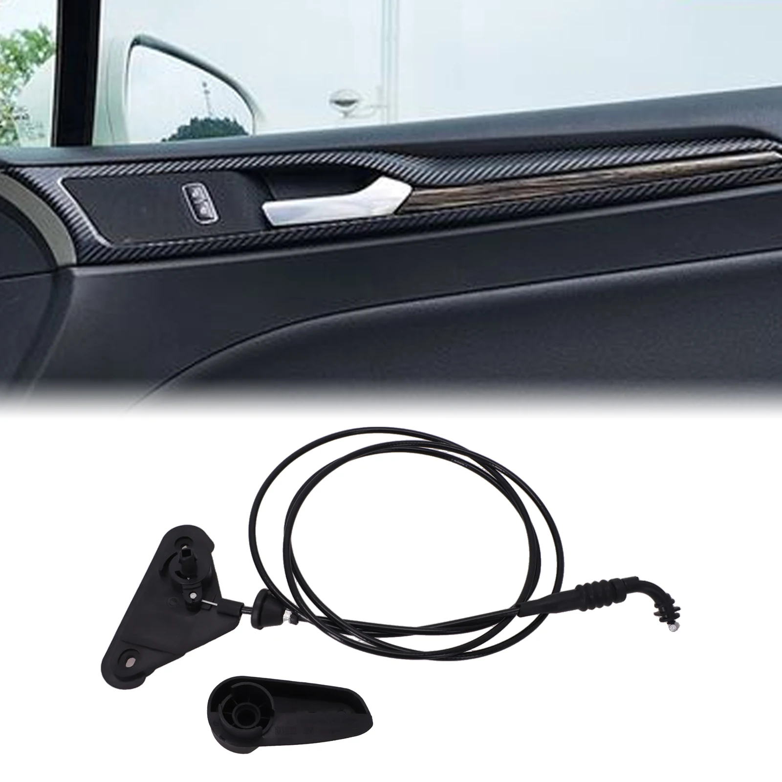 Hood Latch Release Cable Handle For Ford For Mondeo 2007-2015 For S-Max For Galaxy 2006-2014 Direct Replacement Part 1751277