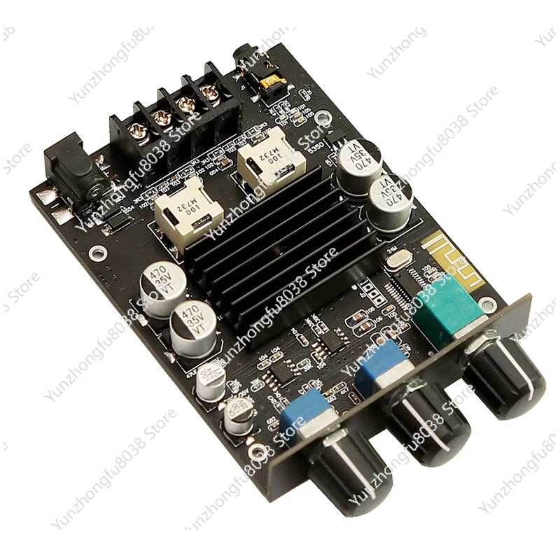 

100B TPA3116 2.0 двухъядерный 100 Вт * 2 цифровых тона высокой мощности класса D, плата усилителя мощности Bluetooth 5.0