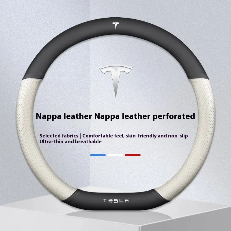 Black White leather