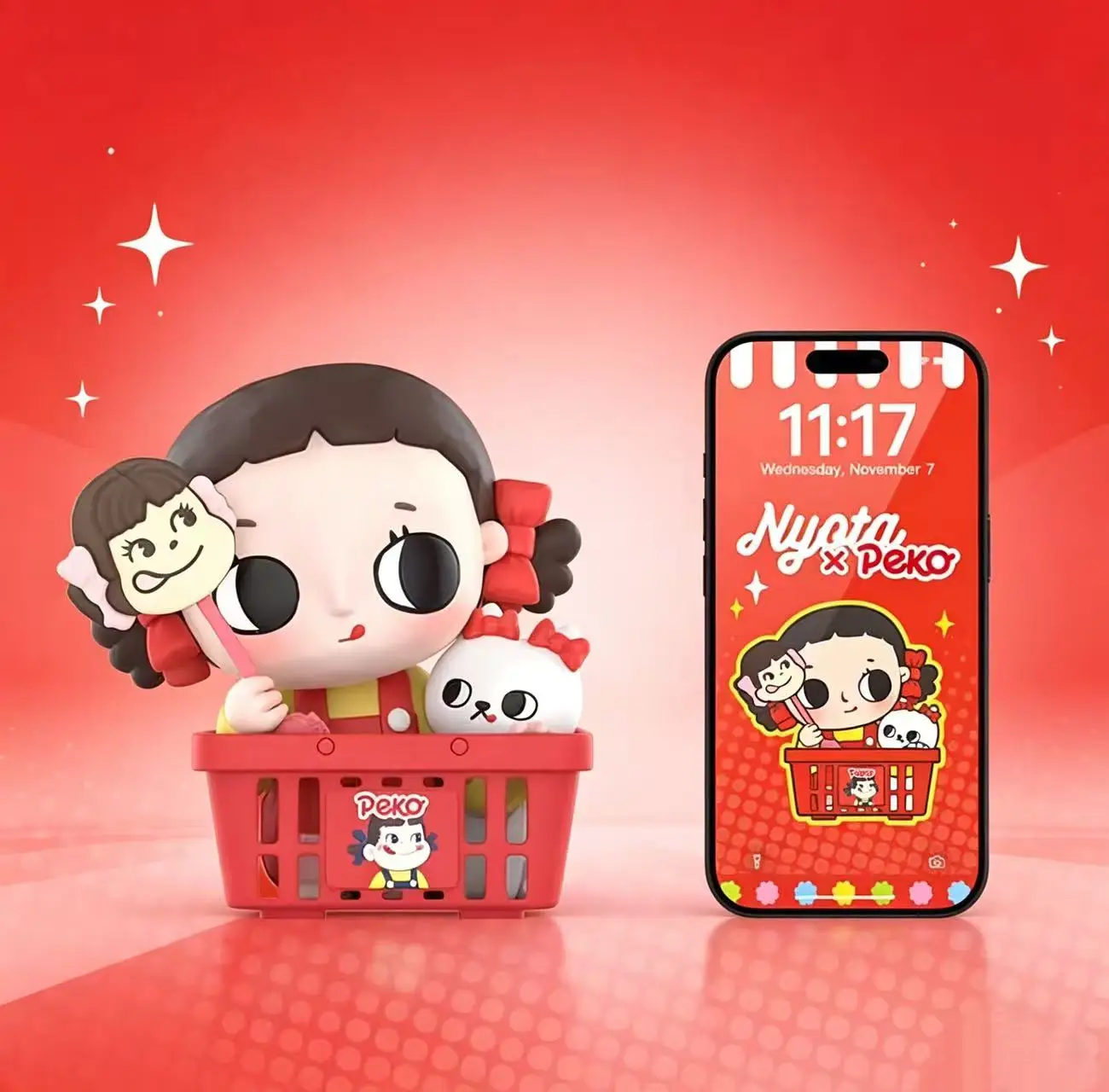 

POP MART Серия Nyota Peko: Загадочная коллекционная фигурка-сюрприз в закрытой упаковке – Милая модель-фигурка, коллекционная игрушка, подарок на день рождения