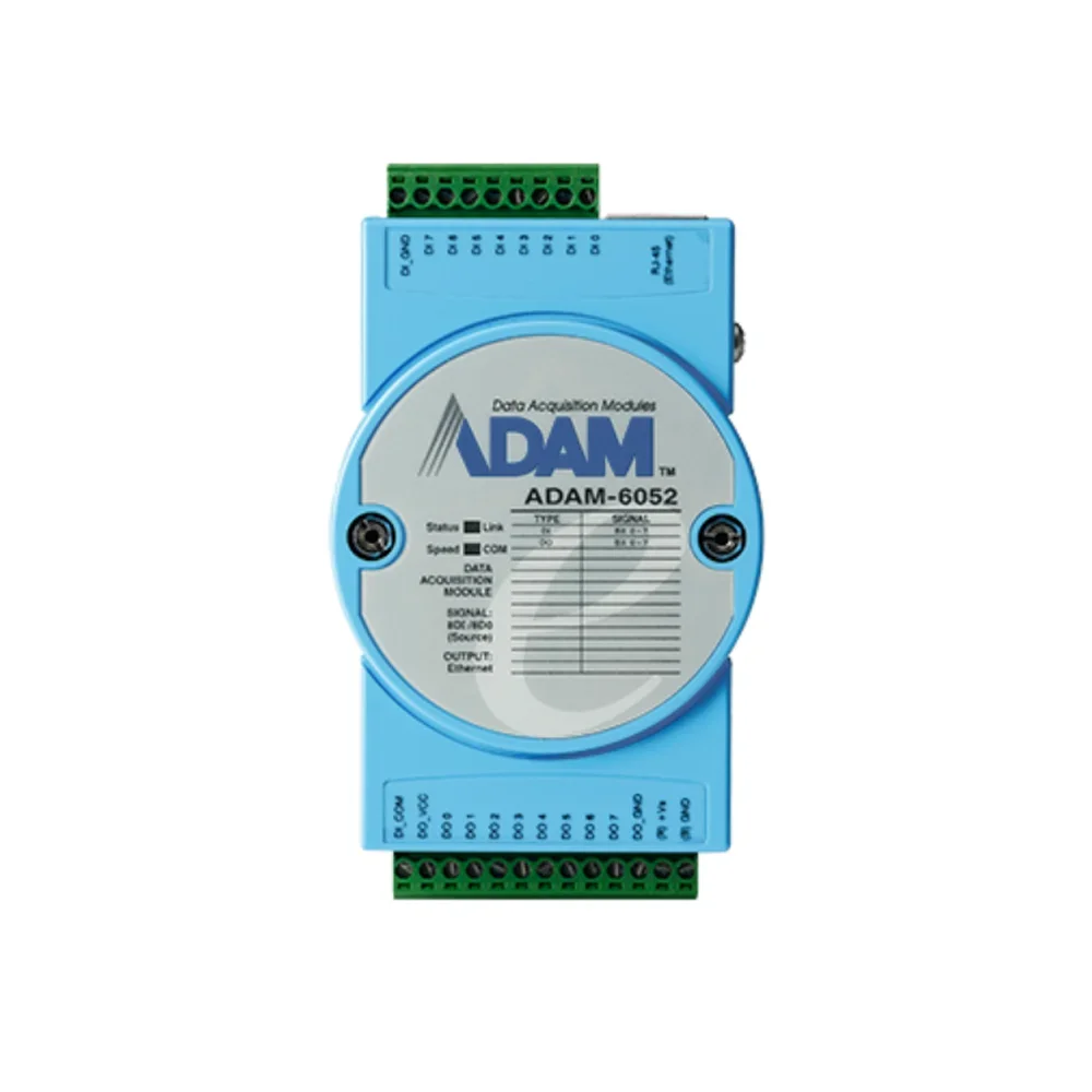 Advantech ADAM-6052 16-ch fonte de tipo remoto Ethernet isolado Digital E/S Modbus Módulos TCP