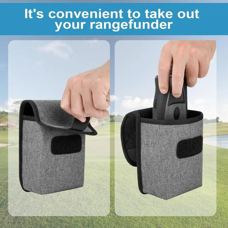 Golf Rangefinder Carrying Case Waist Bag Range Finder Protector Shockproof Protection Pouch Portable Carry Bag For Golf Supplies