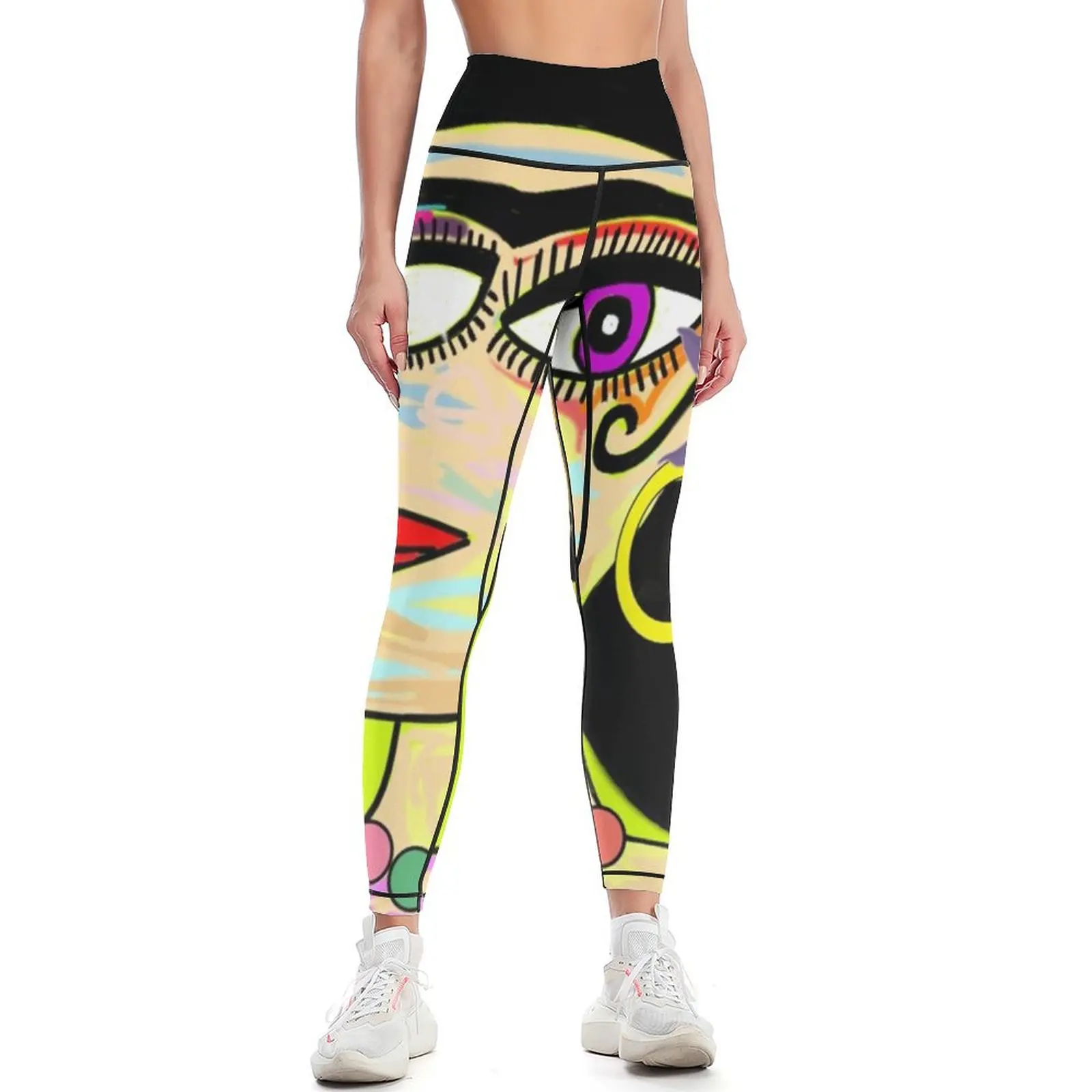 Latin Lady with Budgie and Flowers Leggings Women sportwear gym's clothing Sports pants for Womens Leggings