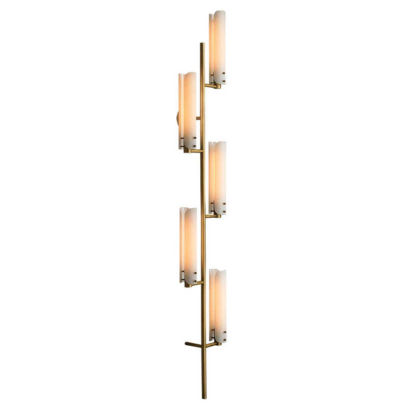 

LED Modern Art Deco Copper Gold White LED Lamp LED Light Wall lamp Wall Light Wall Sconce For Bedroom