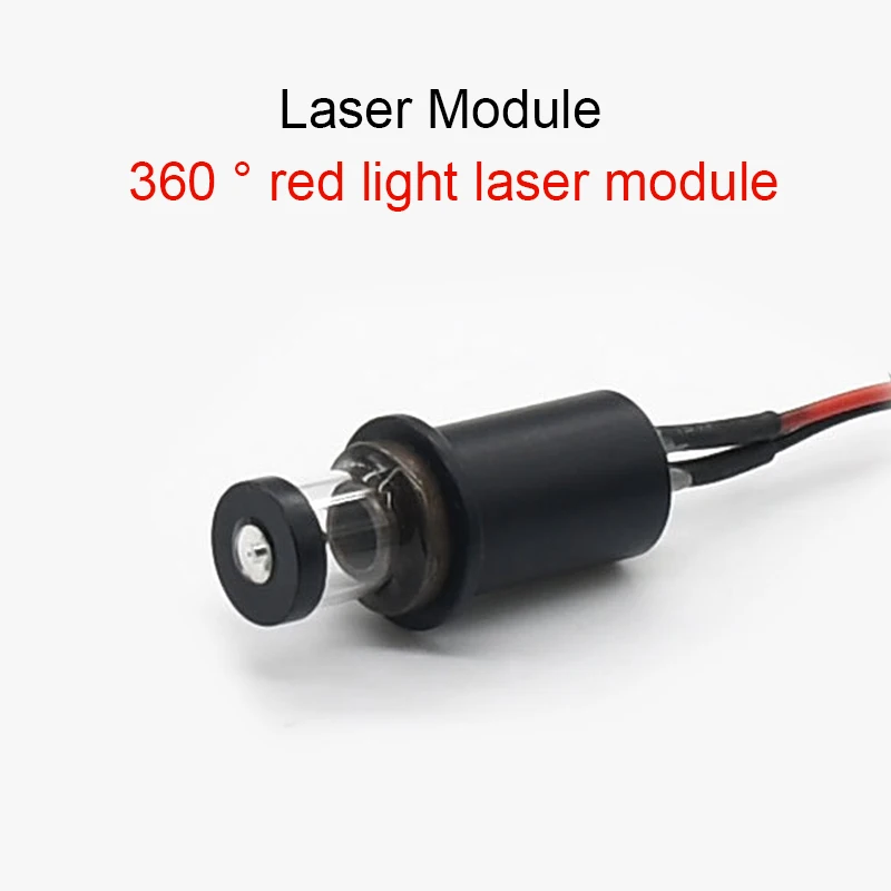 360 Degree Red Laser Level Module 650nm 3.7-5V Mini Line Positioning Locator Module