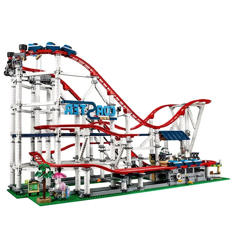 Spot 15039 Roller Coaster Big Roller Coaster Compatible 10261 18003 DIY Model 4619PCS Building Blocks Children\'s Birthday GiftS