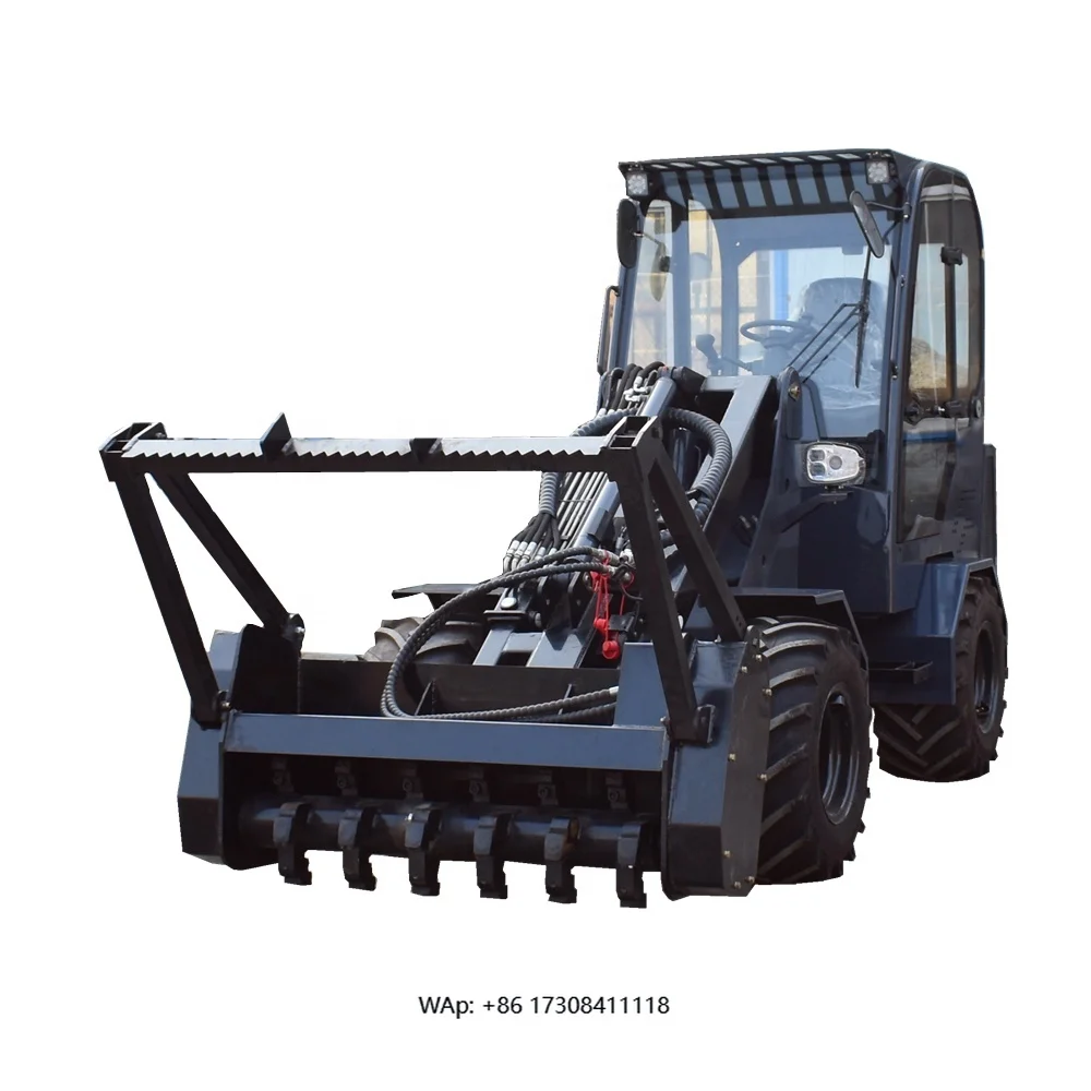 Forest Clearing Machine Tree Mulcher Mower Front End Grass Cutter Loader High Power Wheel Loader Hydraulic Pump Motor