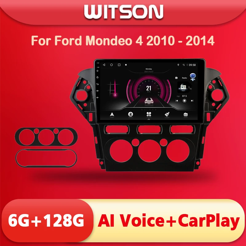 

WITSON AI VOICE Android 11 Стерео Мультимедиа GPS Навигация стерео для Ford Mondeo 4 2010 2011 2012 2013