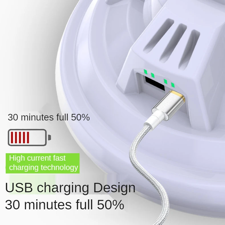 Portable Rechargeable LED Lantern Magnet Emergency Light 6500MAH Camping Equipment Hanging Tent Bulb Powerful Outdoor Work Lamp