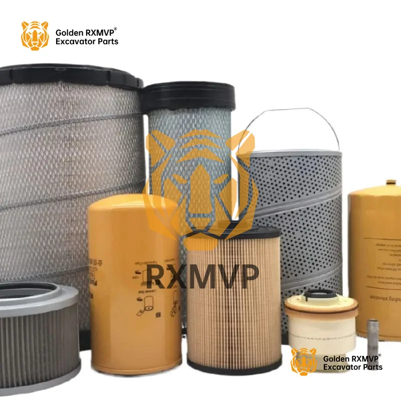 For Kobelco SK kx200, 210, 250, 260-10 machine filter, diesel filter, air filter, return oil inlet filter, excavator accessories