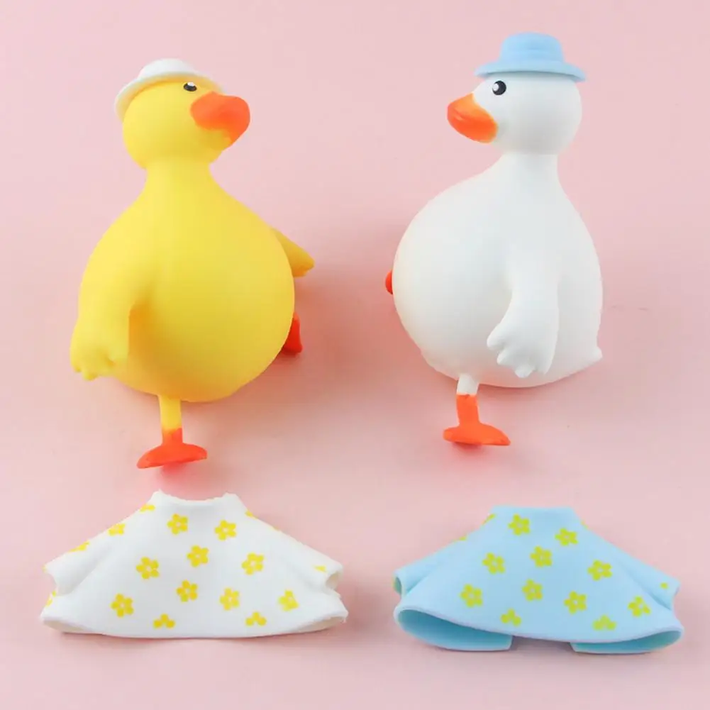 Kawaii Duck Squeeze Toy Antistress Anti Angst Stress Reliever Squishies Cartoon Animal Toy Verjaardagscadeau