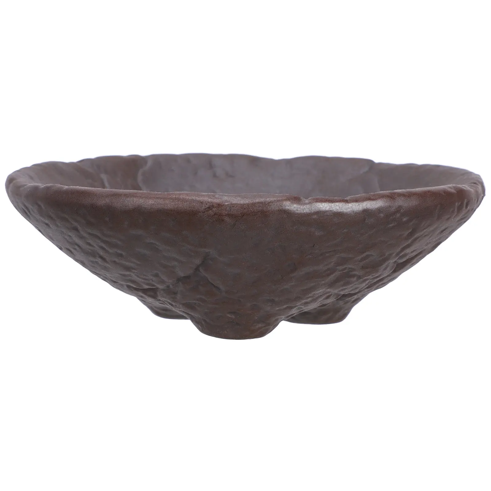 Round Ceramic Bonsai Pot Handmade Japanese Style Flower Arrangement Vase for Indoor Outdoor Garden Desk Balcony Decor Plant Pot