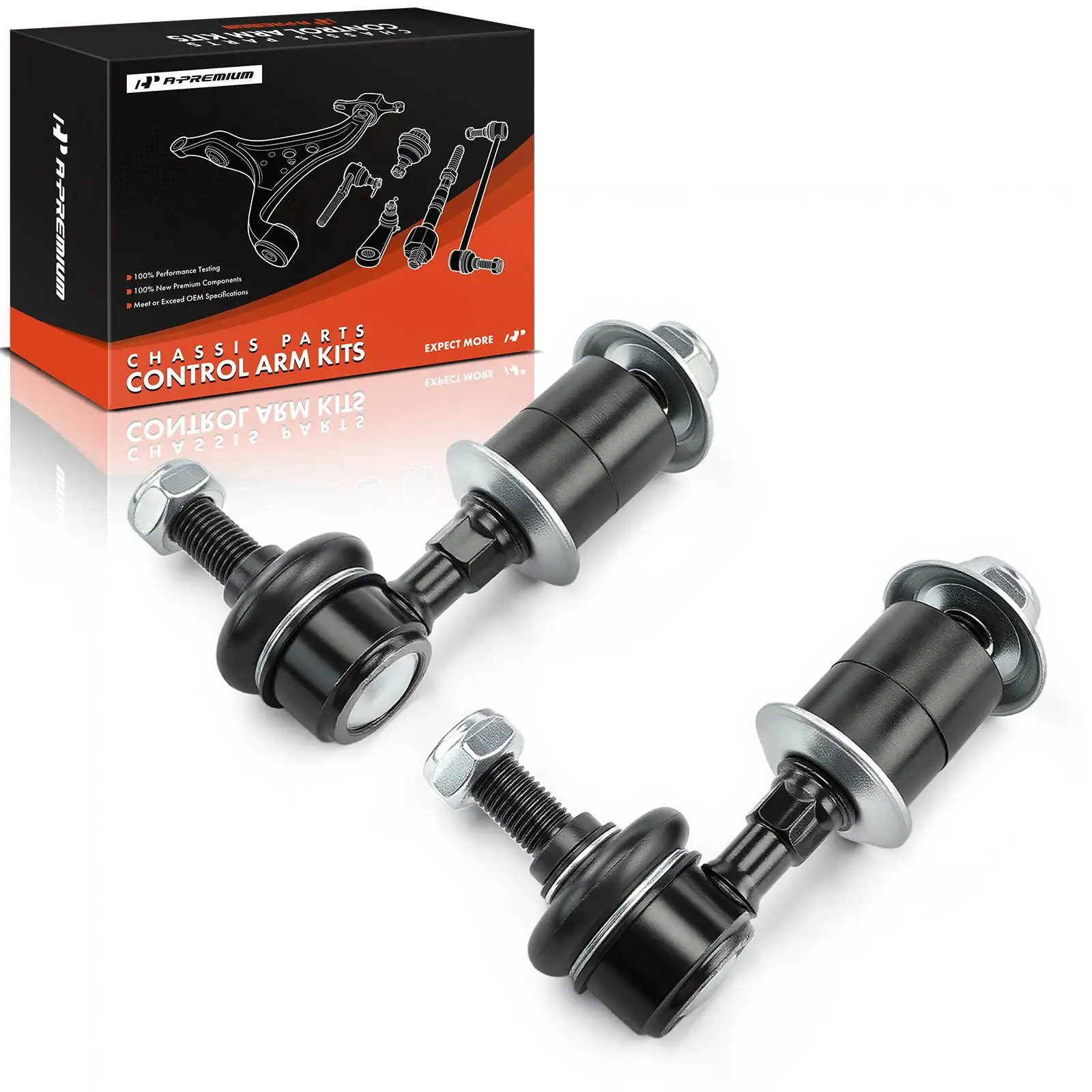 A-Premium 2x Front Left & Right Stabilizer Bar Link for Mitsubishi Outlander 2003-2006 Suzuki Grand Vitara 1999-2005 GMC Tracker