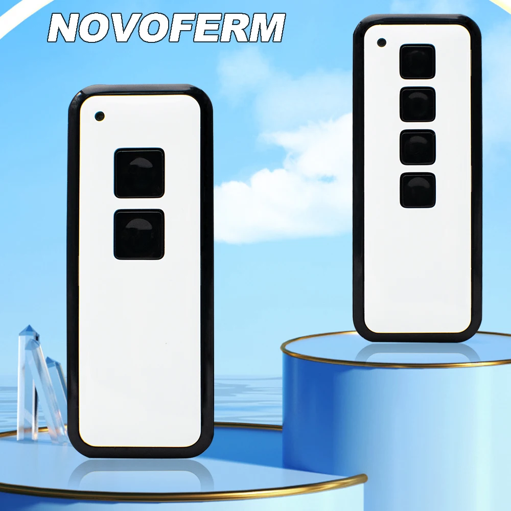 

NOVOFERM MINI-NOVOTRON 522 524 NOVOTRON 502 MAX43-2 504 MAX43-4 512 MTR43-2 MCHS43-2 MNHS433 433MHz Garage Door Remote Control