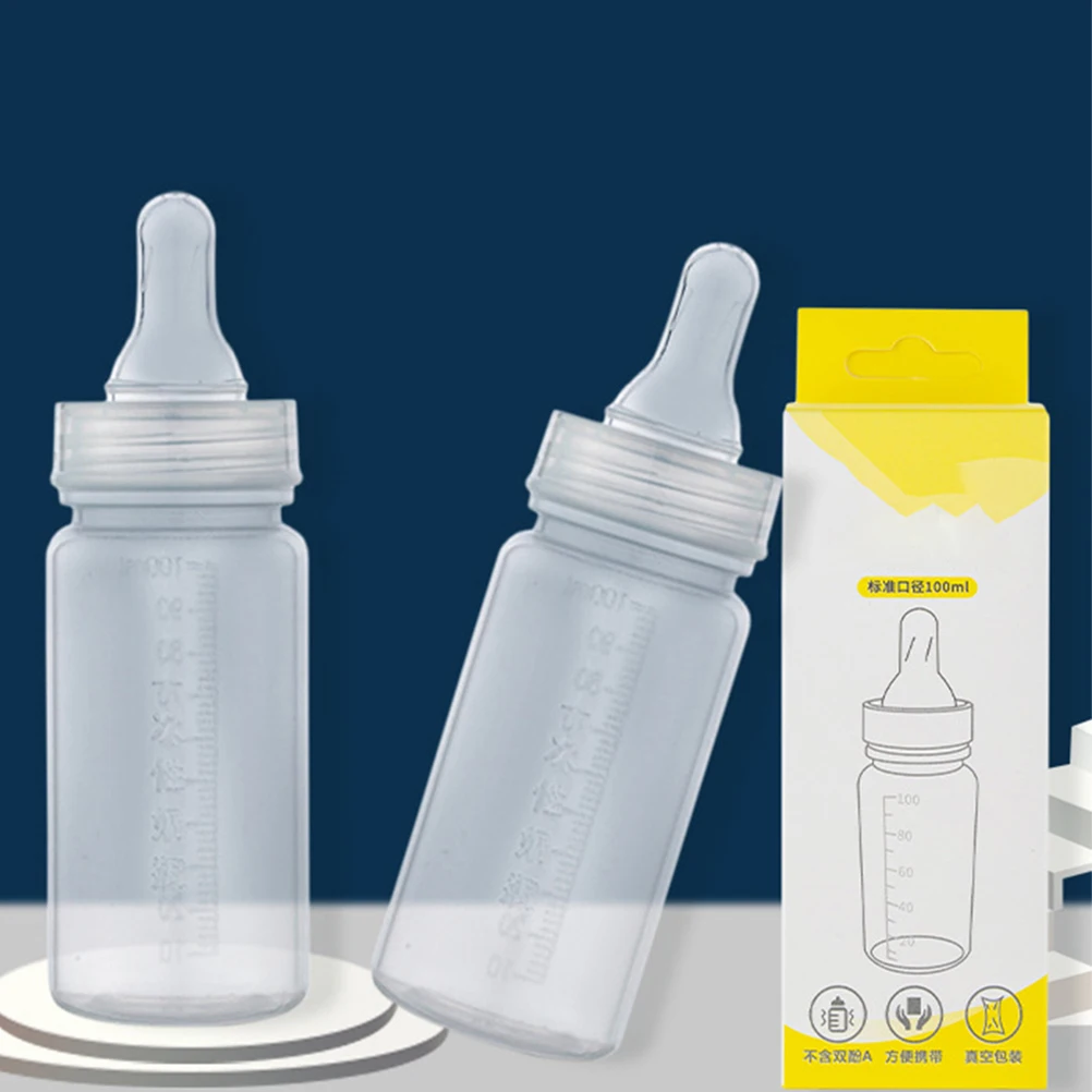 

4 Pcs Newborn Baby Bottle Plastic for Bottle-feeding Supplies Bottles Breastfeeding Babies Bottled