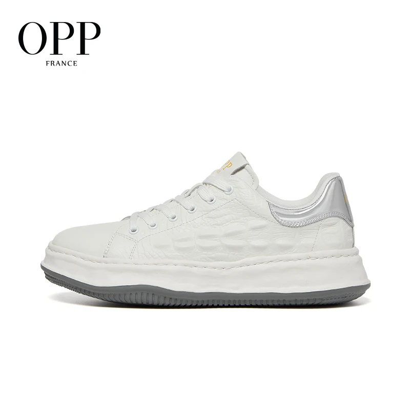 OPP New Male Tenis Luxury Designer  Mens Casual Shoes Platform Shoes Crocodile Pattern Design Running Shoe for Men