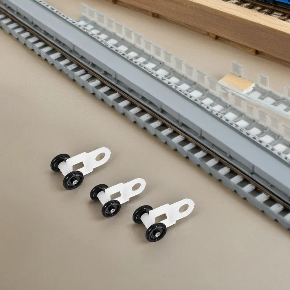 50Pcs Plastic Curtain Track Gliders Noise Reducing Nano Bead Technology Smooth Rolling Compact Pulley System for Curtains