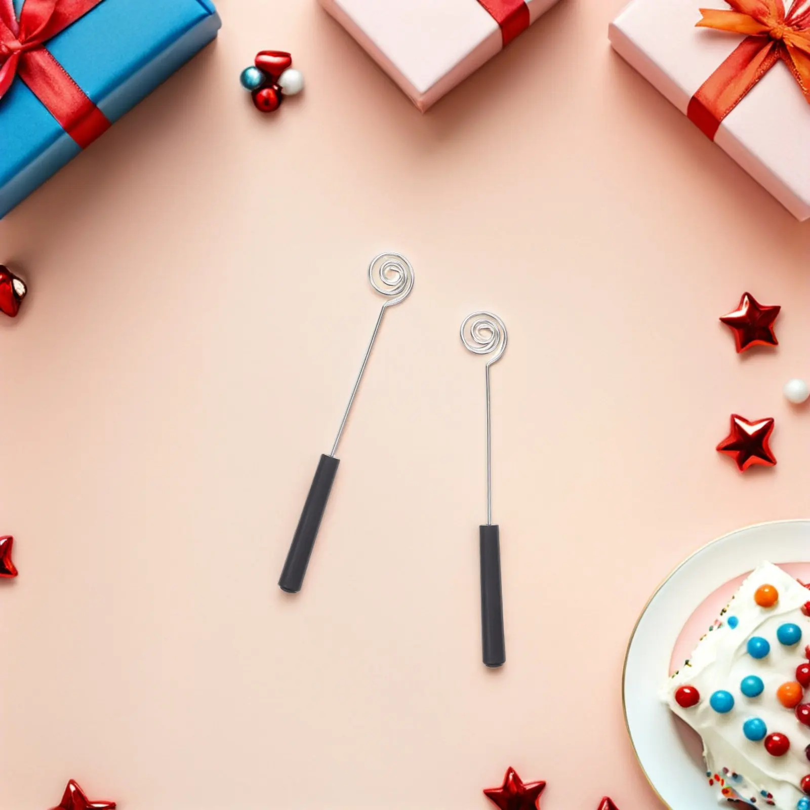 

4Pcs Chocolate Dipping Fork Stainless Steel Ergonomic Handle Baking Utensil for Candy Fruits Cakes Cheese Sauce Fondue DIY