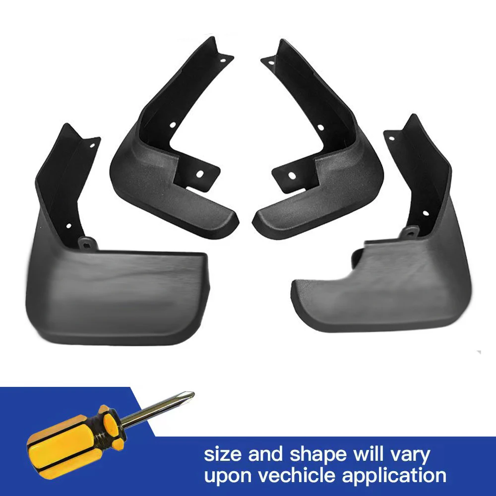 

4Pcs Front & Rear Mud Flaps Splash Guards Mudguards Black Fit For Honda Odyssey 2015-2018， not for north america models