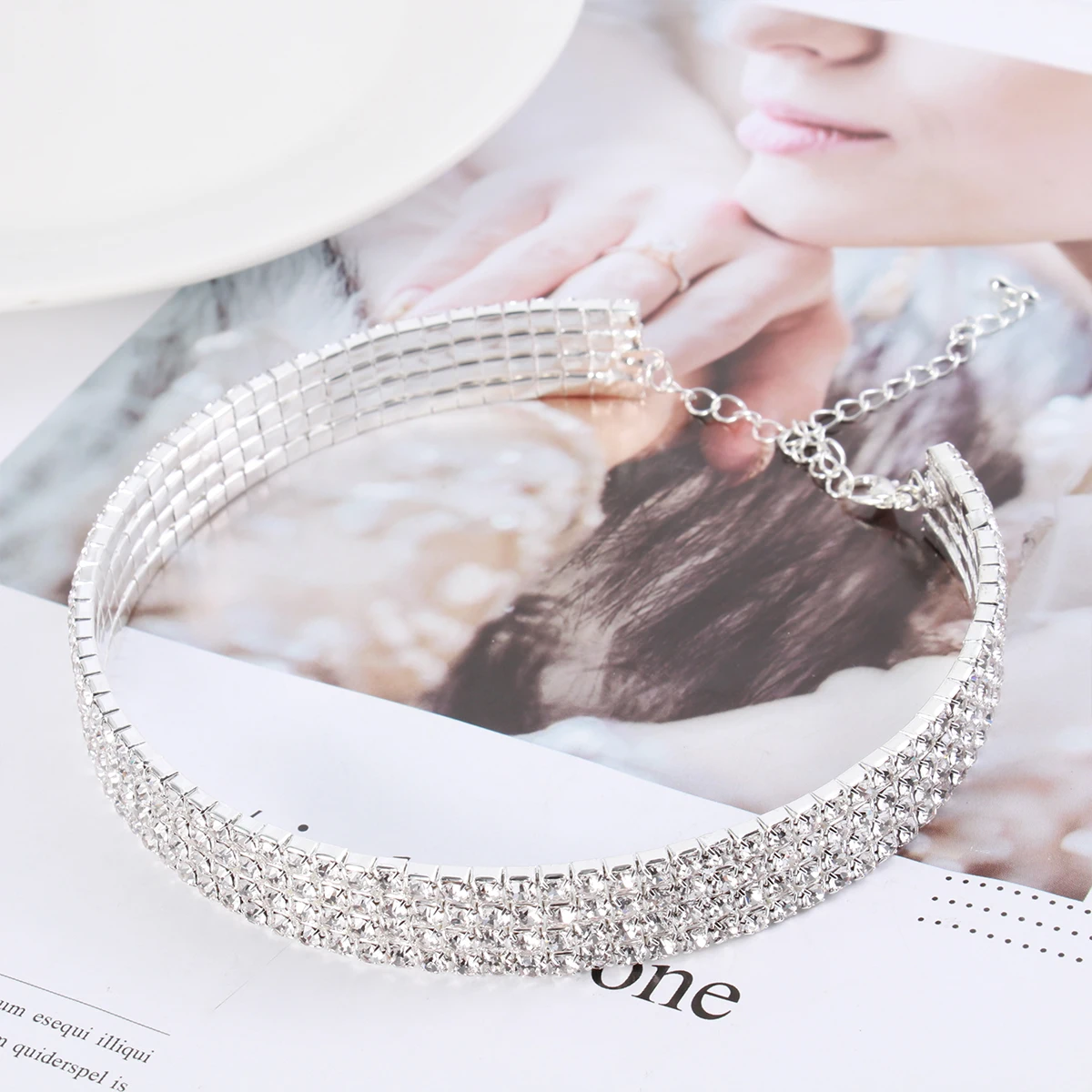 

Jewelry Necklace Woman Fashion Choker Women Necklaces for Crystal Clavicle Chain