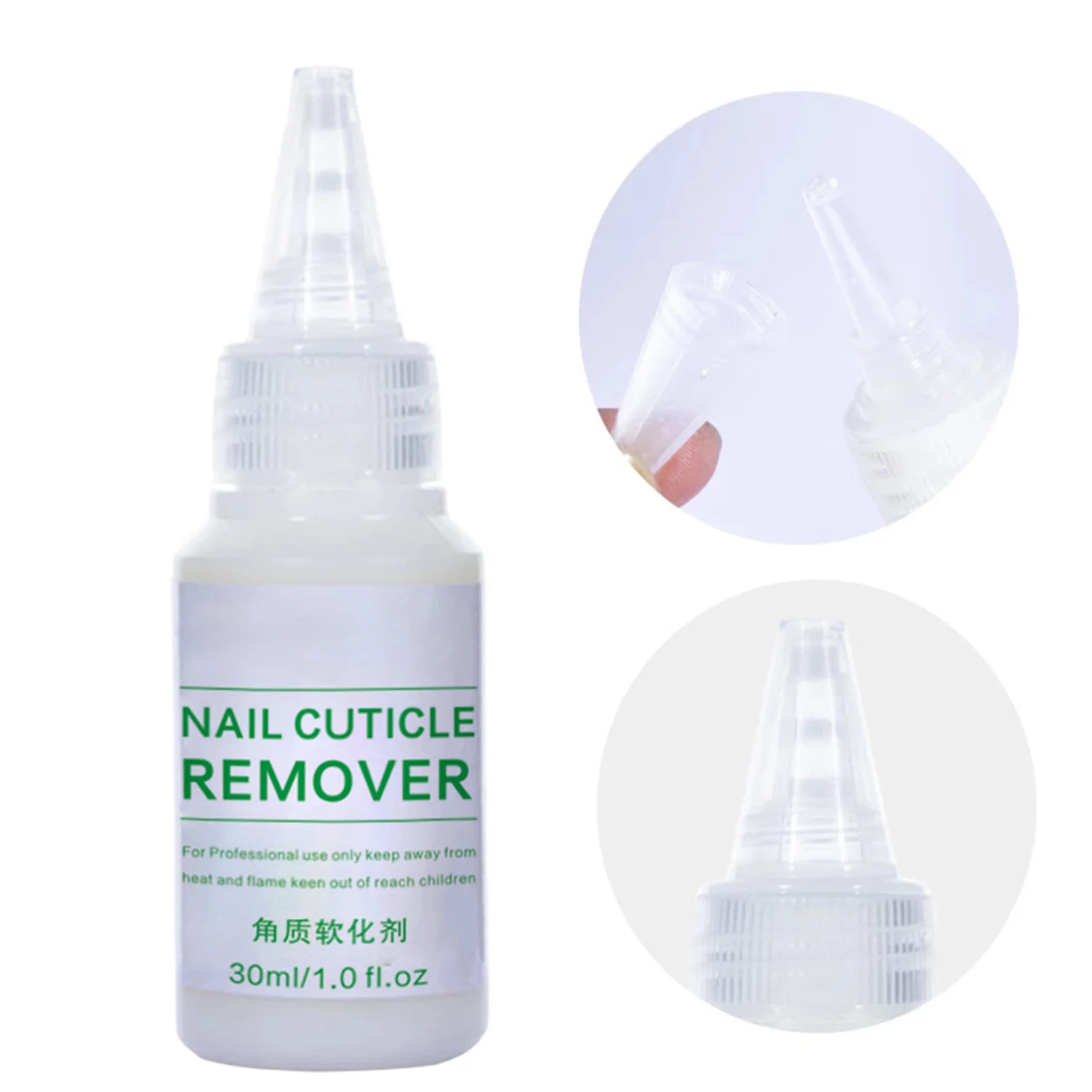 Crema removedora de cutículas, suavizante y removedor de cutículas de fórmula profesional para manicura artística en el hogar, bricolaje, 30ml