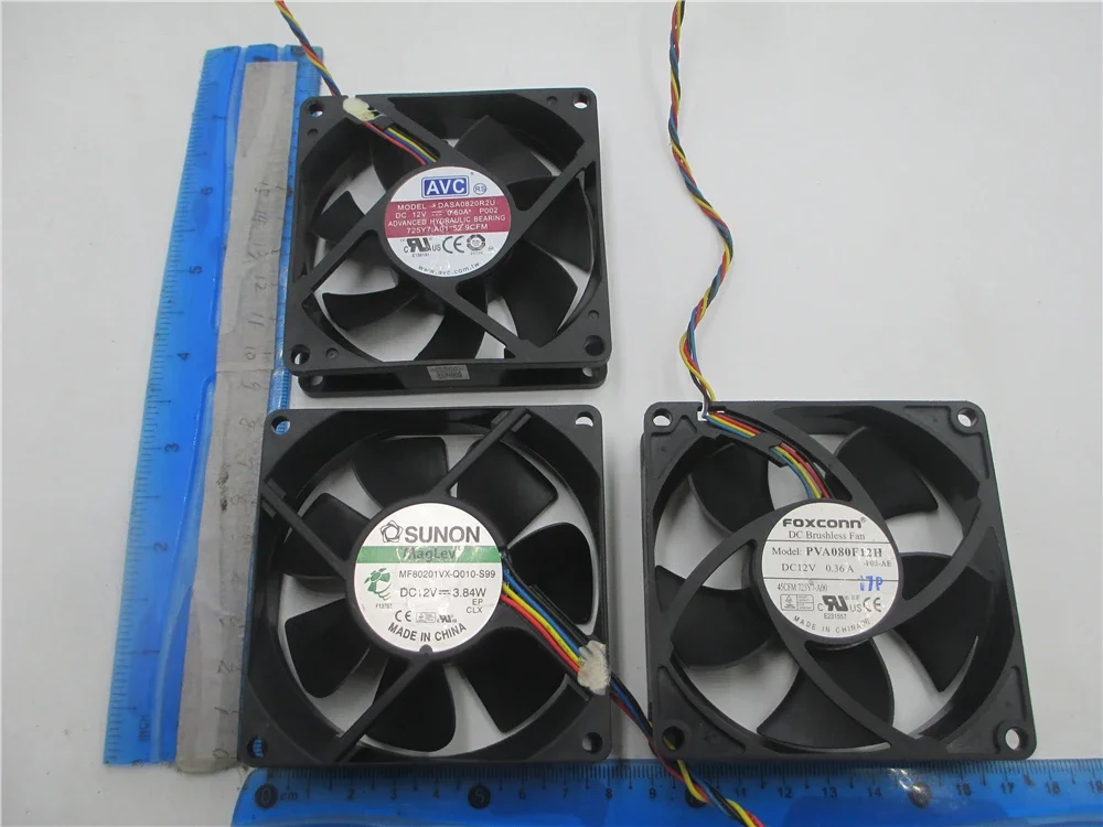

НОВЫЙ вентилятор для Dell Optiplex 990 DASA0820R2U PVA080F12H 8020 MF80201VX-Q010-S99 80x80x20мм 8см 12В Передний вентилятор 0725Y7 725Y7
