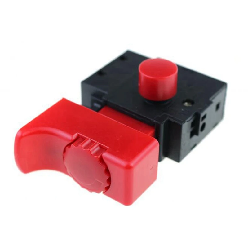 2PCS FA2-6/1BEK 250V 6A 5E4 Lock On Power Tool Electric Drill Trigger Switch Electric Tool Fittings Switch