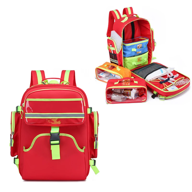 

First Aid Kit Emergency Rescue Backpack Civil Air Defense Earthquake Relief Bag Large Capacity Classified Storage Survival Kits