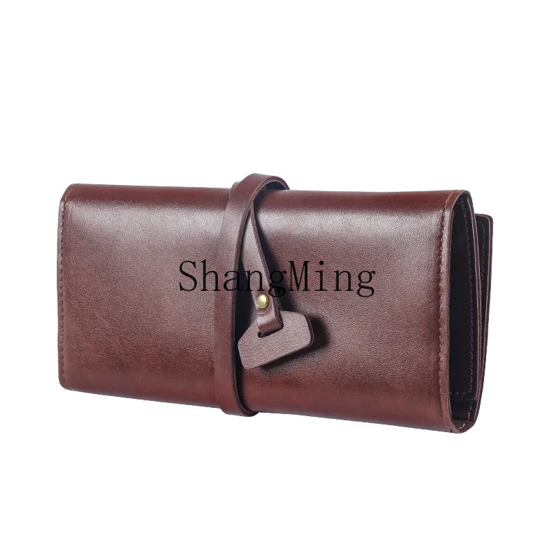

DSA Pipe Bag Men's Portable Leather Handmade Pipe Storage Bag Multifunctional Cigarette Tools Accessory Bag