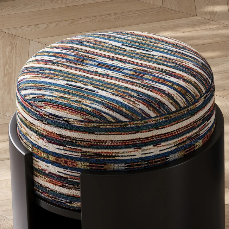 Zen-style Vanity Stool Bedroom Luxurious Sophisticated Vanity Stool Atmosphere Home Furniture Taburete De Maquillage ZY40HZD