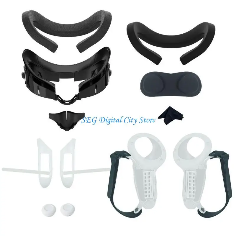 

U75B Controllers Grip Silicone Cover with Battery Opening Protector & Face Cover