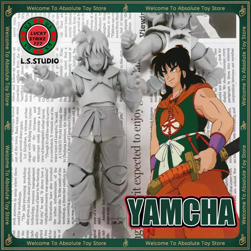 

NEW L.S.STUDIO Dragon Ball Figure Yamcha Figurine Desert Thief Anime Figure Yamcha Action Figure Kid Wolf Fang Fist Kit Gift Toy
