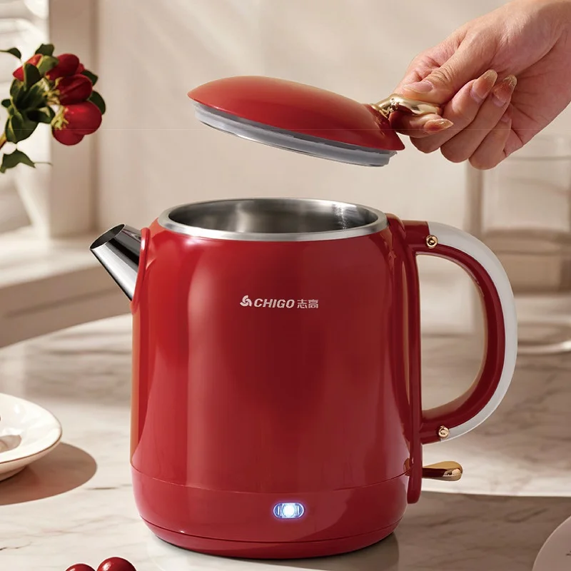 

1L Electric Kettle Mini Portable Kettle 304 Stainless Steel Quick Boiling Kettle Teapot Thermos Kettle Automatic Power-Off 1355W