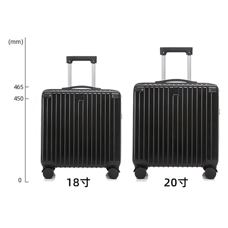 Women's Small Travel Bags Lightweight 18/20 Inch Password Trolley Case Female Silent Universal Wheel Travel Case Convenient