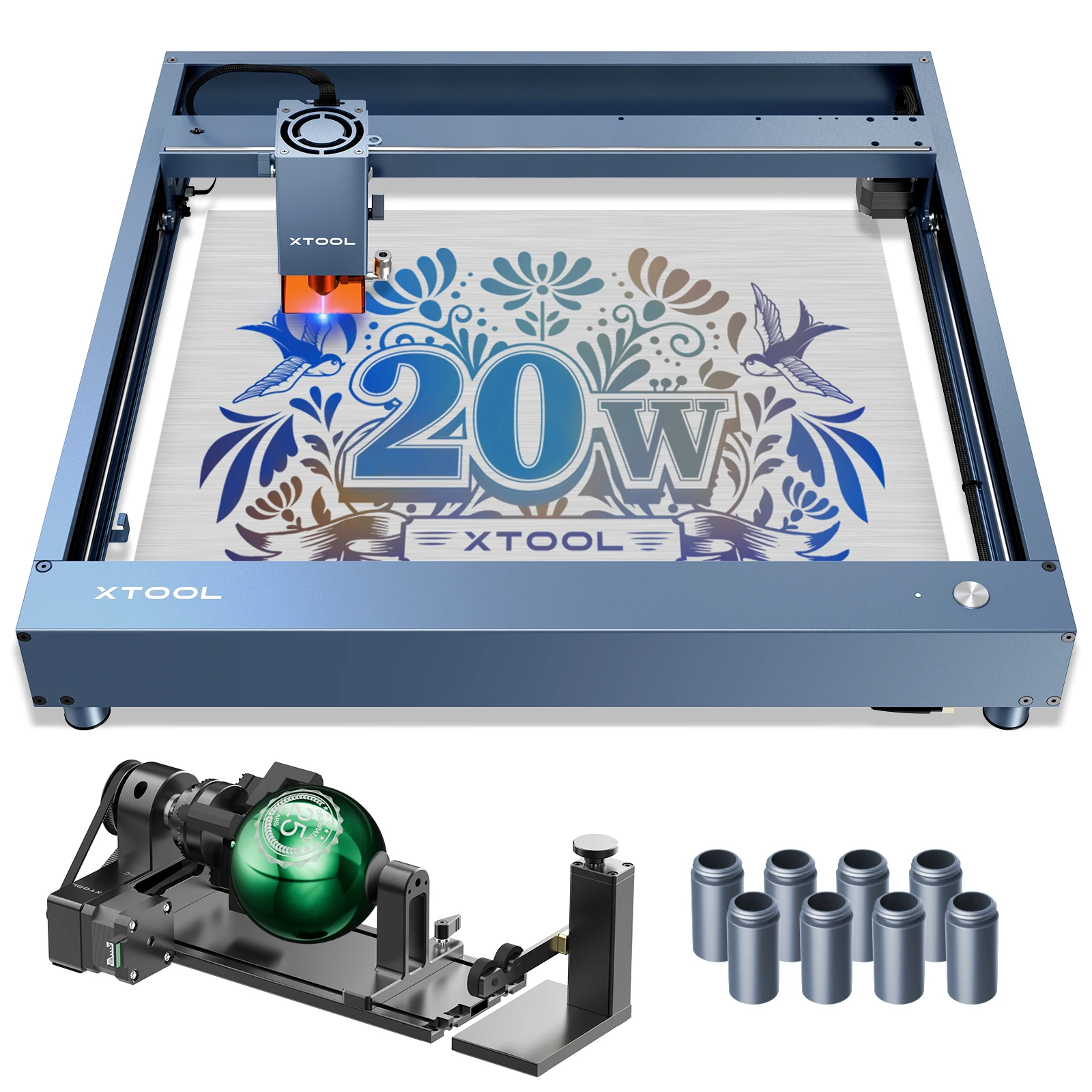 Xtool d1 pro 20wレーザー彫刻機、彫刻および切断機 (その他の