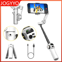 AOCHUAN Smart X2 Handheld Gimbal 3 Axis Stabilizer Built-in 20cm Extension Rod LED Display Phone Holder For iPhone Smartphone