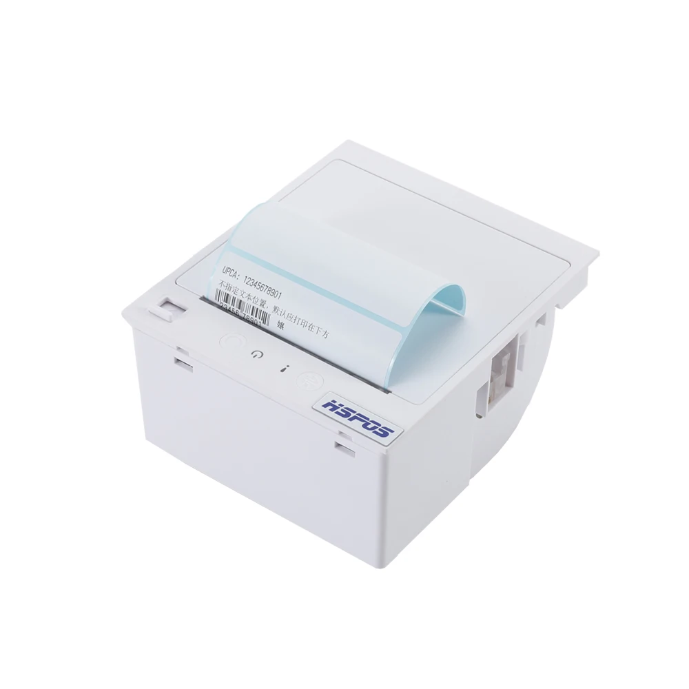 3 Inch Thermal Embedded Printer with Auto Cutter Panel Kiosk Printer 12V-24V for Vending Machine