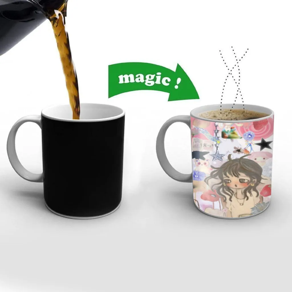 

Aya Takano Anime Movie Free shipping Mug Changing Color Ceramic Coffee Mugs Magic Tea Cup Best Gift