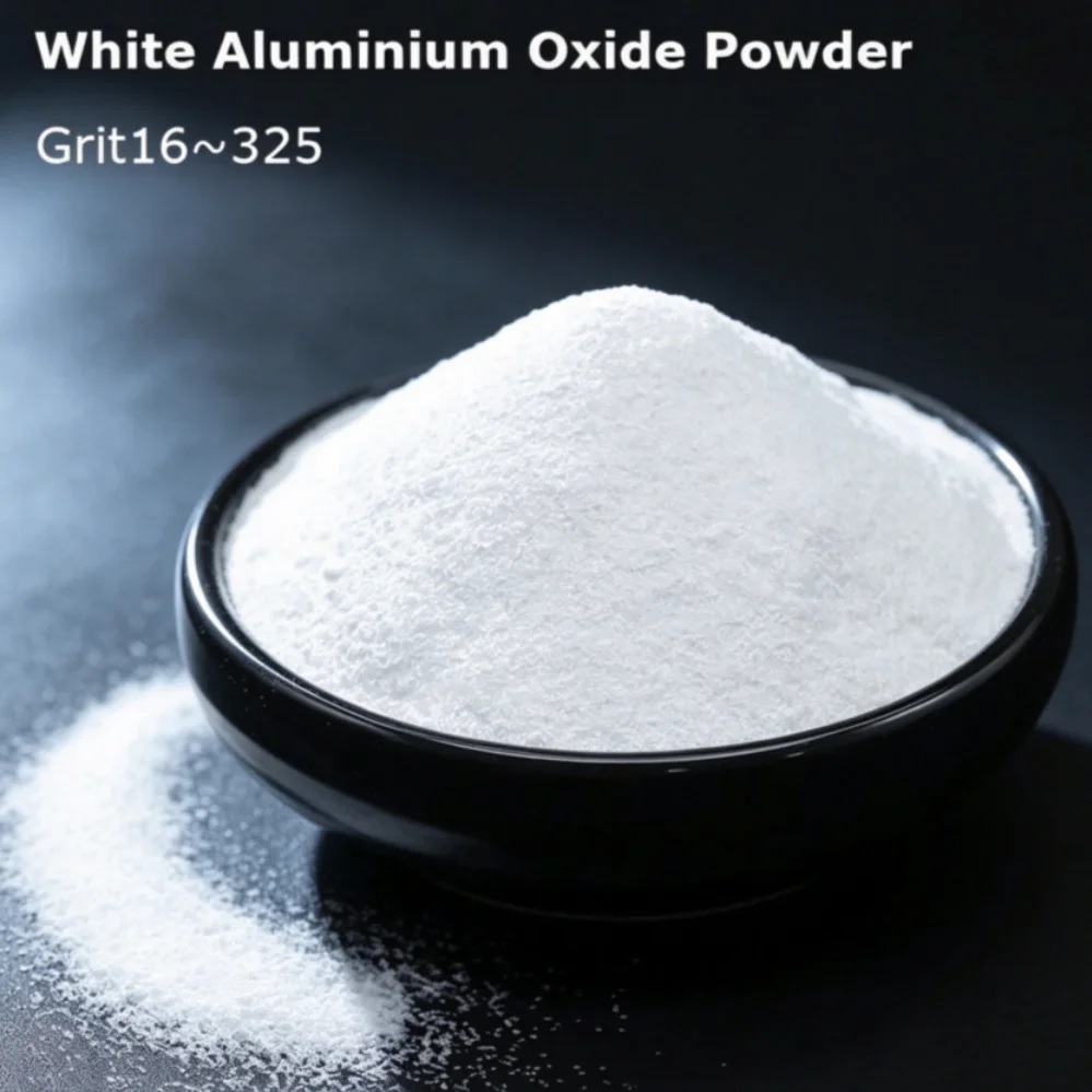 Abrasive White Corundum Fused Aluminum Oxide Powder for Sand Blasting Rust Removal Carving Polishing Grit16~325