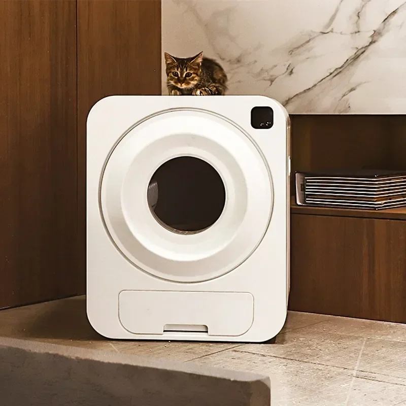 

Закрытые автоматические подкладки для кошек, ящик для туалета, скребок, дизайн, дорожные подкладки для кошек, большой вход, портативные аксессуары для кошек Lettiera Gatto