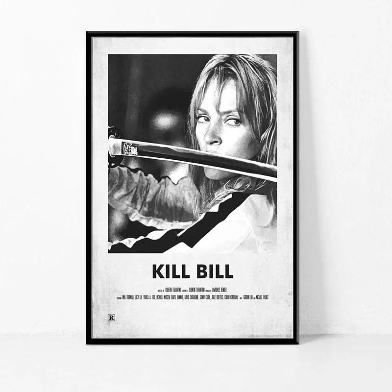 Vintage Movies Posters Black and White Movie Canvas Painting Wall Art Pictures for Living Room Prints Murals Home Decoration