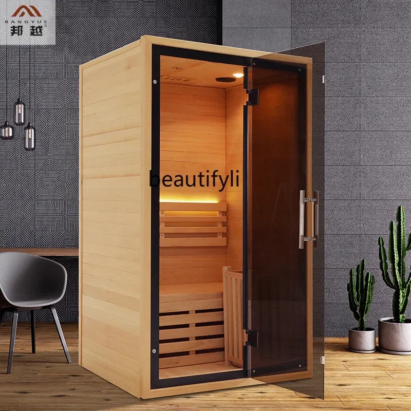 Household perspiration light wave room whole body health sauna box far infrared fumigation and sweat steam room