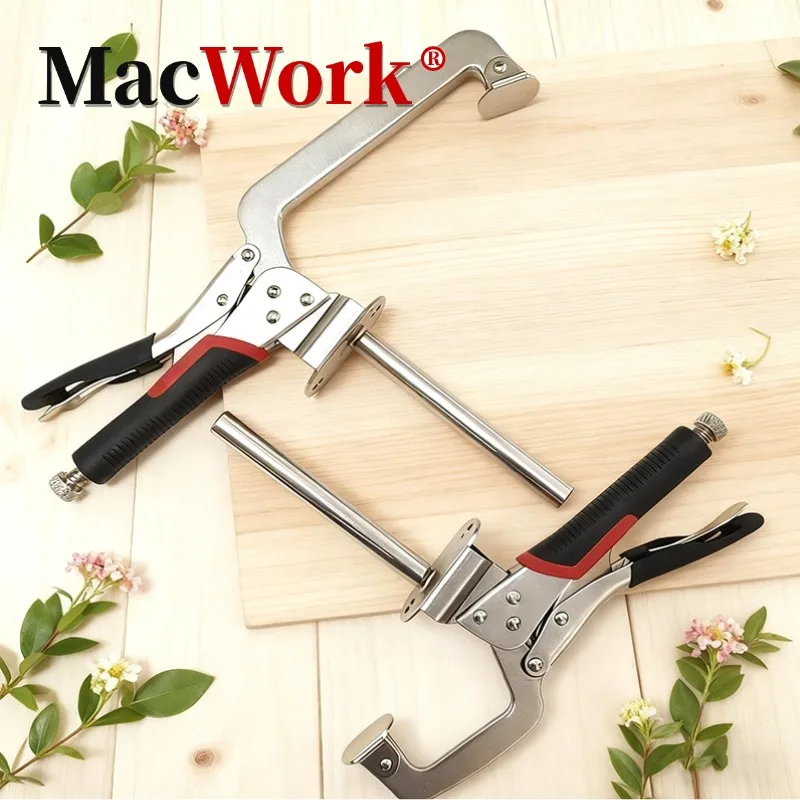 

Metal Face For Woodworking Desktop Pliers 11 Inch and 15 Inch Toughbuilt Clamps With Rod Clamps Heavy Duty For Cabinet Carpentry