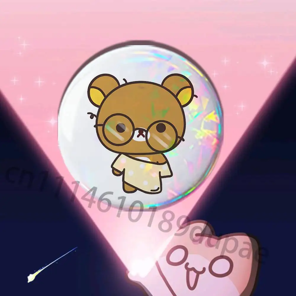 Cute R-Rilakkumas-S Bear Button Pin Single Pack Anime Merch for Ita Bags Badge Collectible Buttons