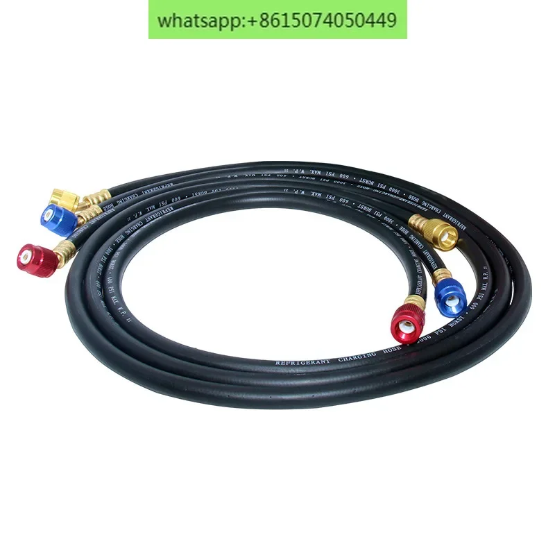 Double inch multi-layer braided pressure-resistant explosion-proof refrigerant dosing tube 1.5m long fluorinated tube