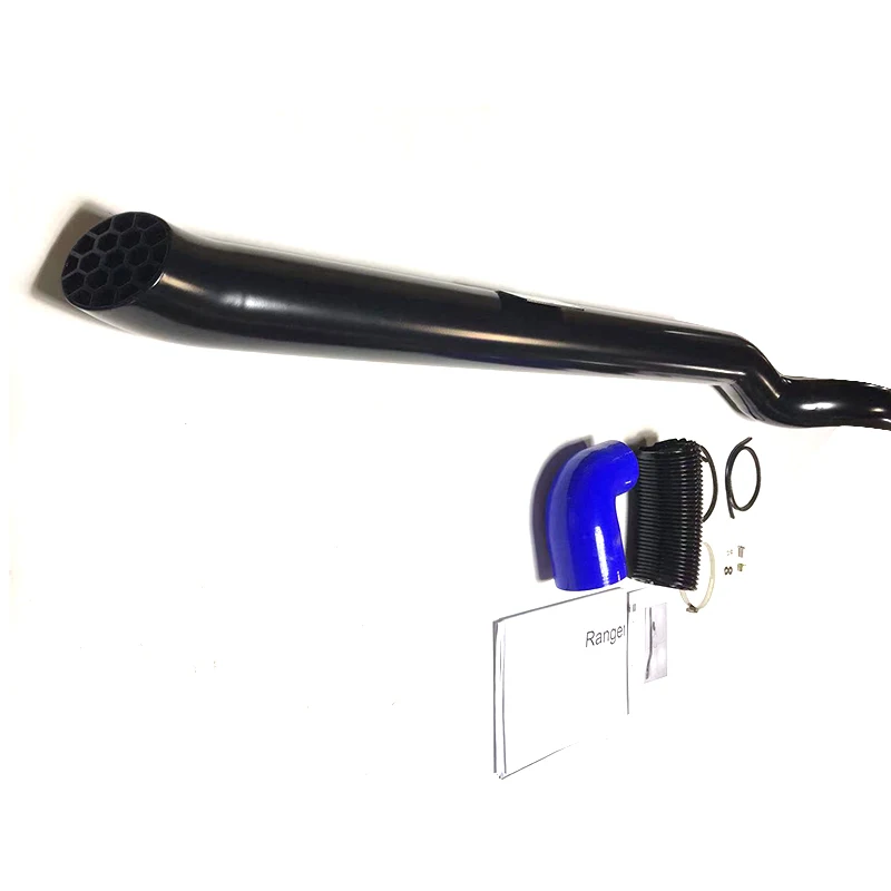 4X4 Offroad Car Stainless Black Snorkel for  Ranger T6/T7/T8 Powder Coated Black Stainless Steel Snorkel 4x4 Snorkel