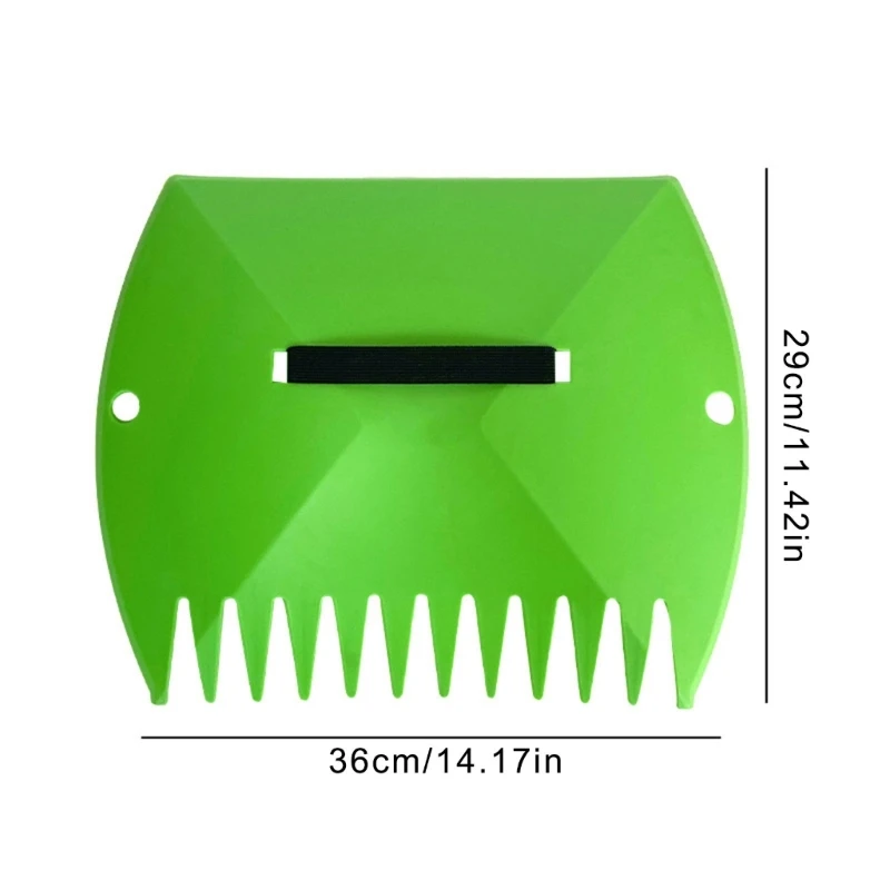 2 pcs kolektor daun ergonomis untuk pembersihan musim gugur taman berkebun alat nyaman menggunakan y5ga