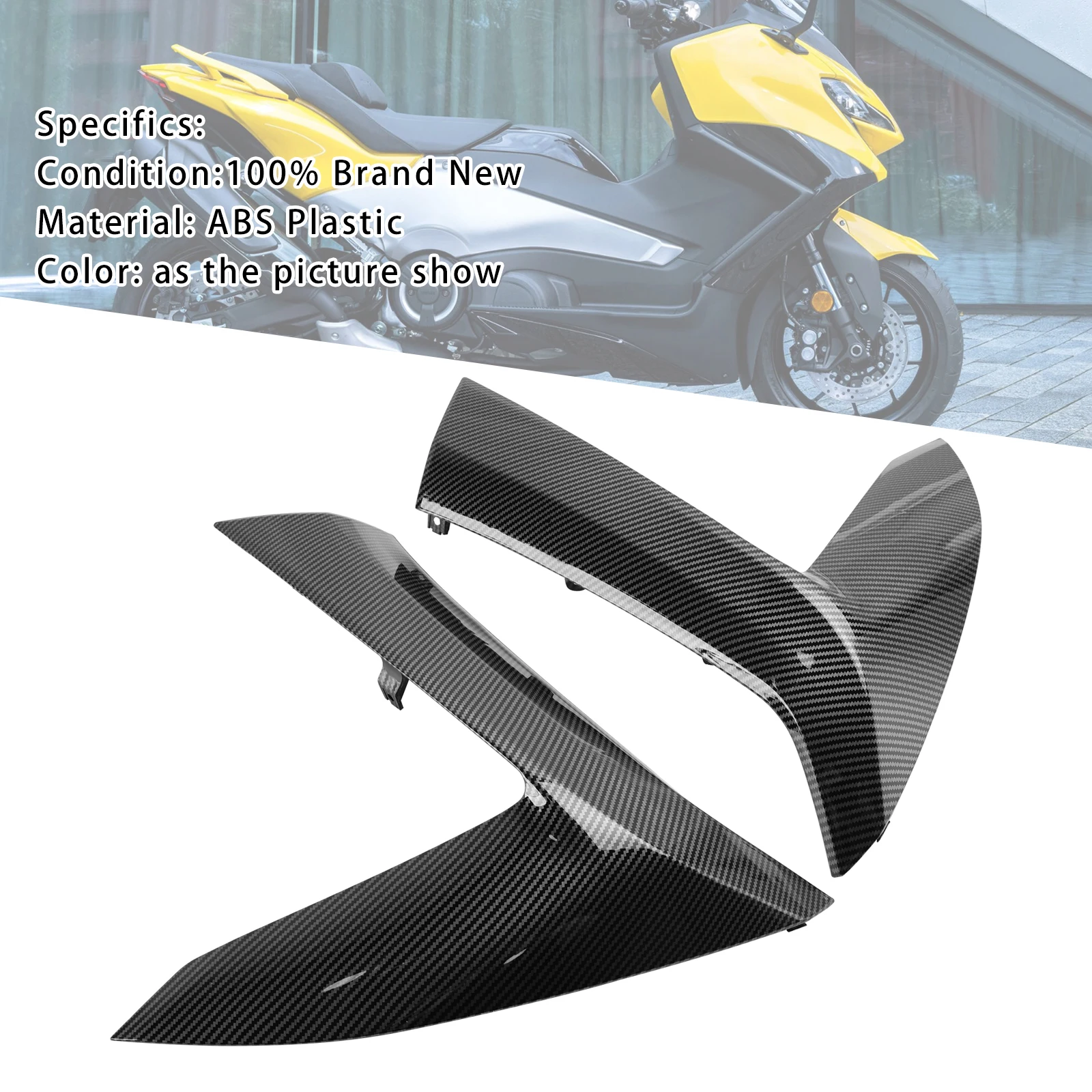 Topteng Mid Side Pedal Cover Panel Fairing Cowl for Yamaha T-MAX 560 2022 2023 2024