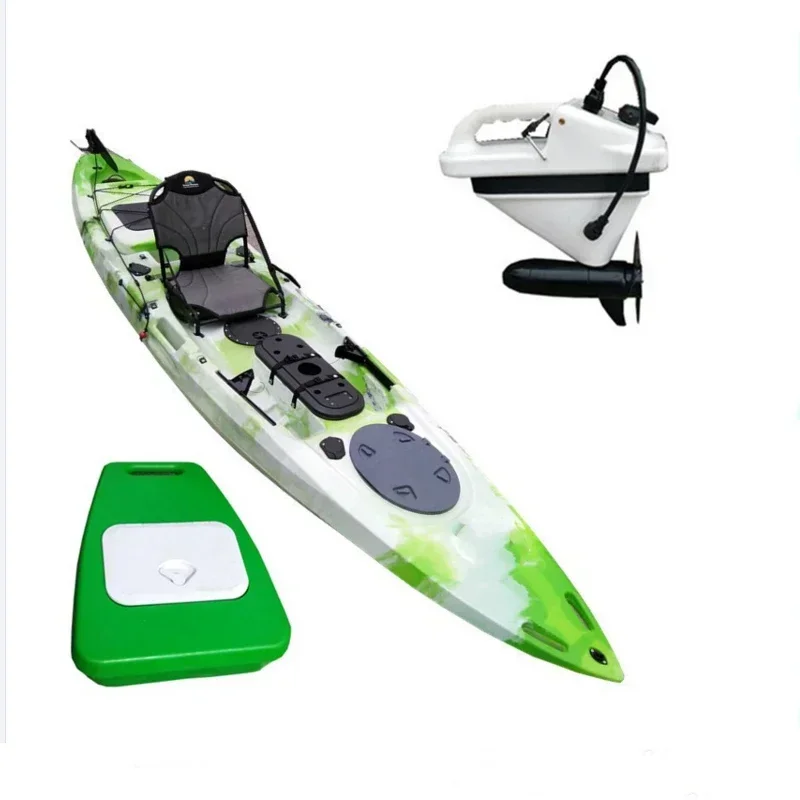 like Yacht single  electric motor fishing kayak