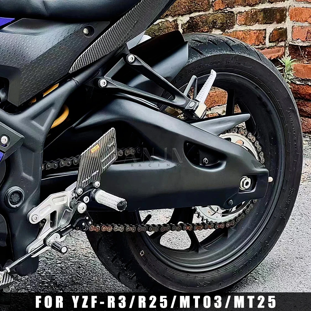 Swingarm Enhancer Cover For Yamaha YZF R3 R25 2015-2025 Rear Fender Swing Arm Cover Guard Kit Wheel Hugger Mudguard MT25 MT03